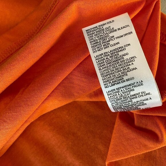 NWT NFL Denver Broncos Orange Gray Logo Shirt Boys Large - Picture 8 of 8